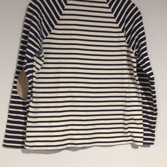 Vineyard Vines boat neck blue white striped top Sm - Picture 5 of 5